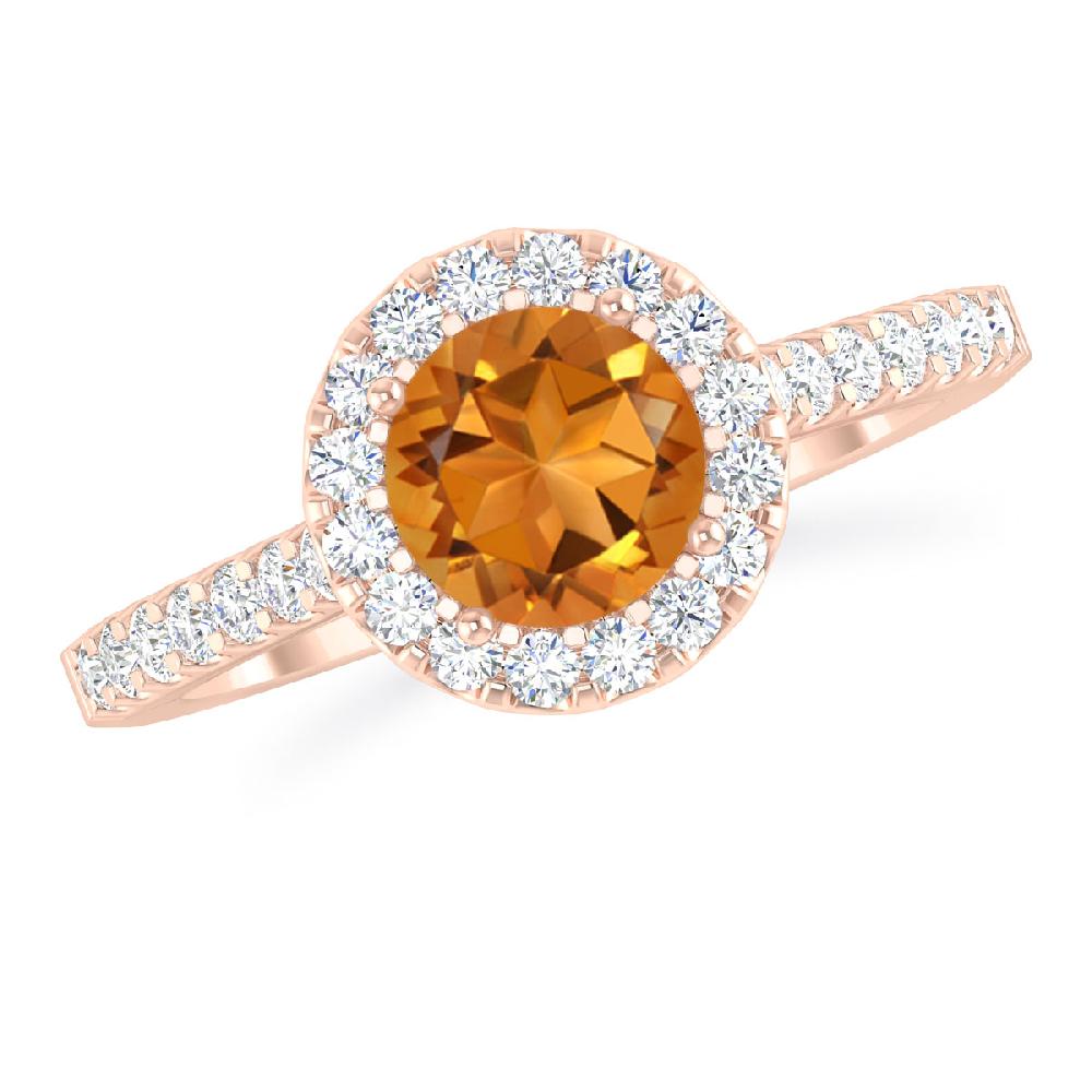 Rose Gold - Citrine