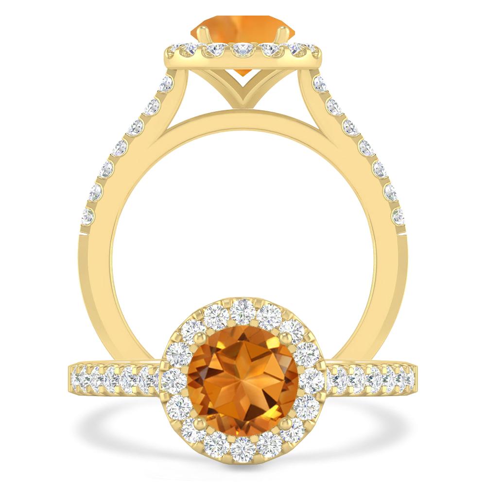 Yellow Gold - Citrine