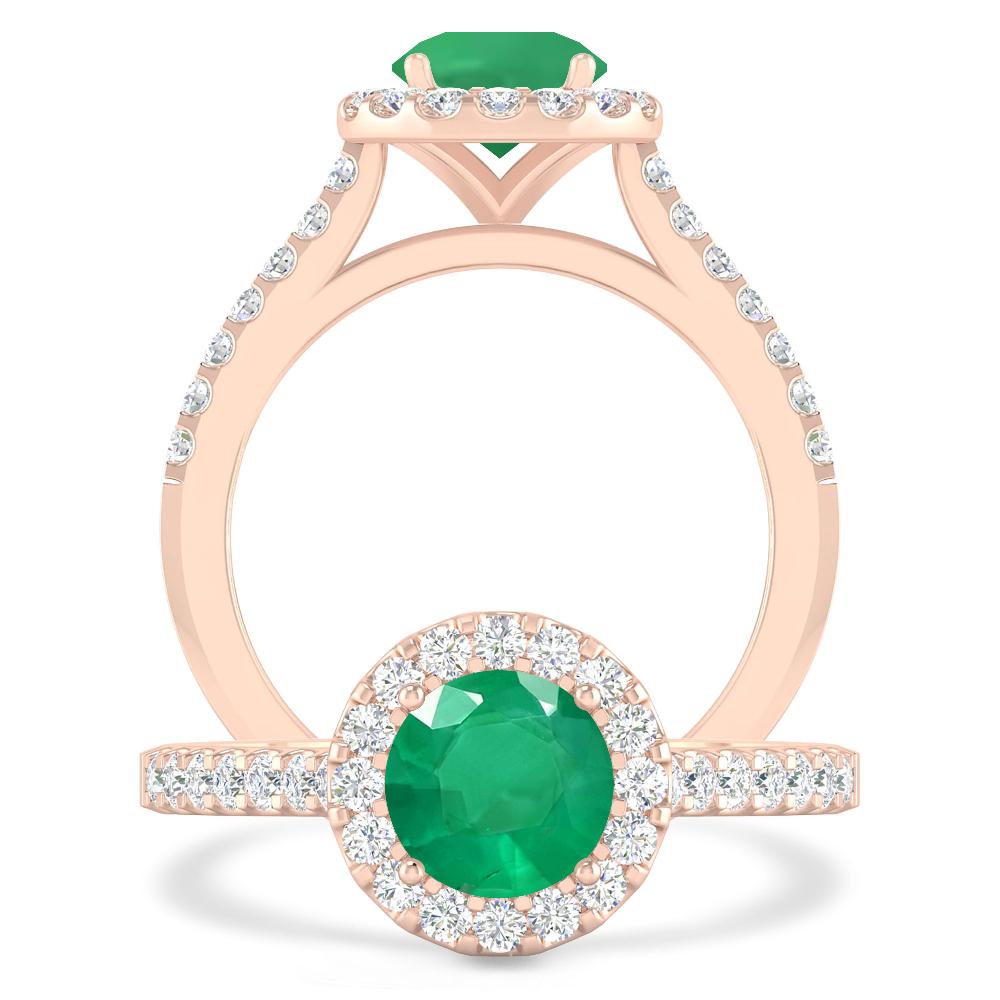 Rose Gold - Emerald