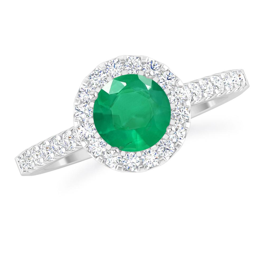 White Gold - Emerald