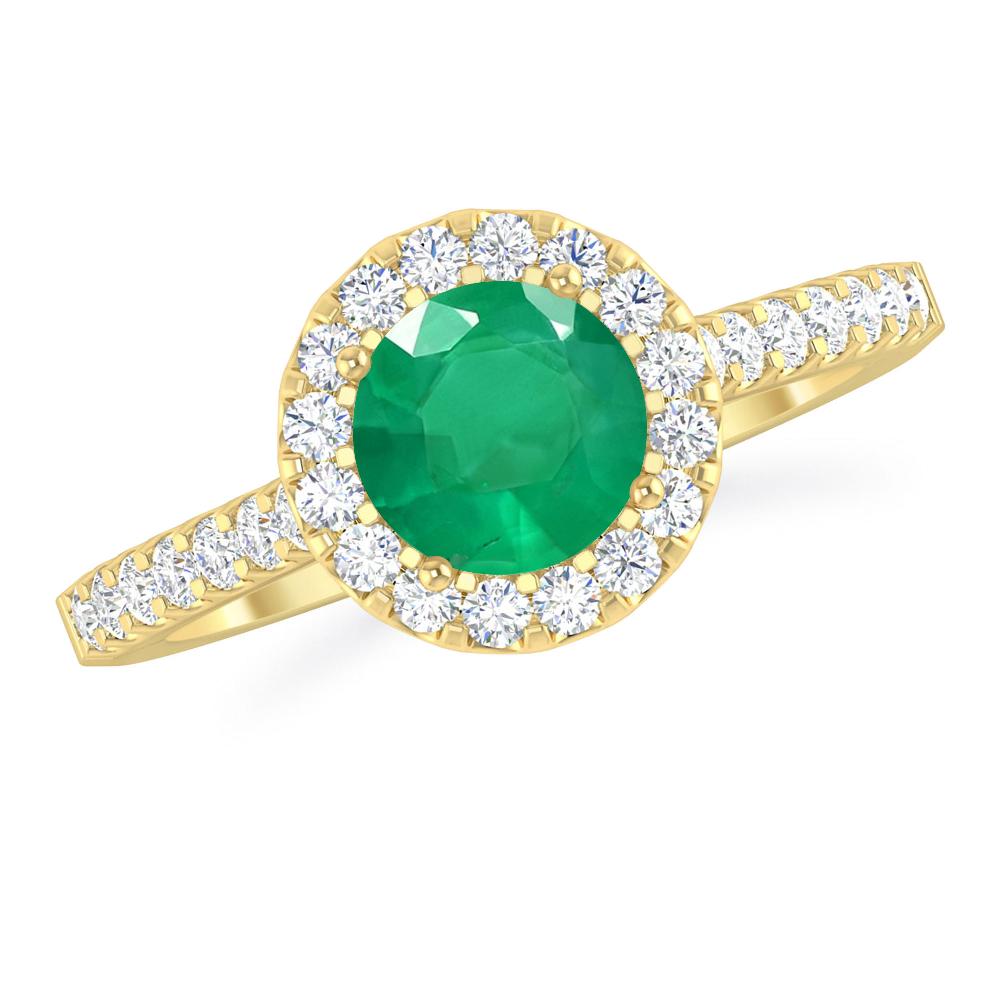 Yellow Gold - Emerald