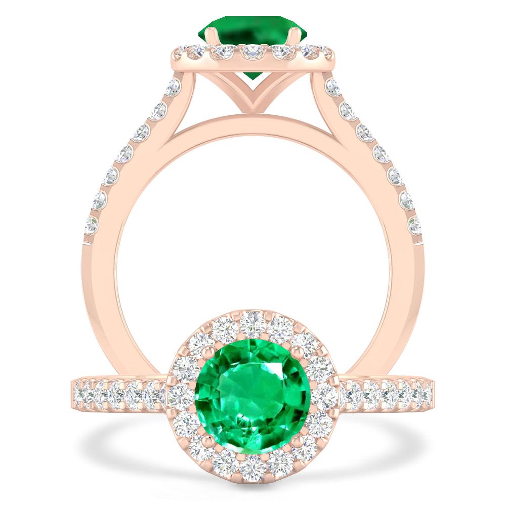 Rose Gold - Emerald