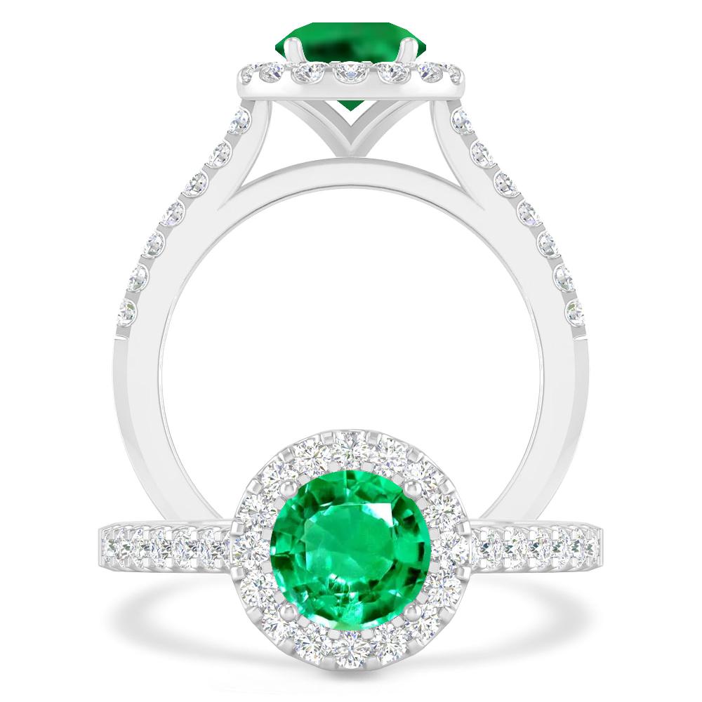 White Gold - Emerald