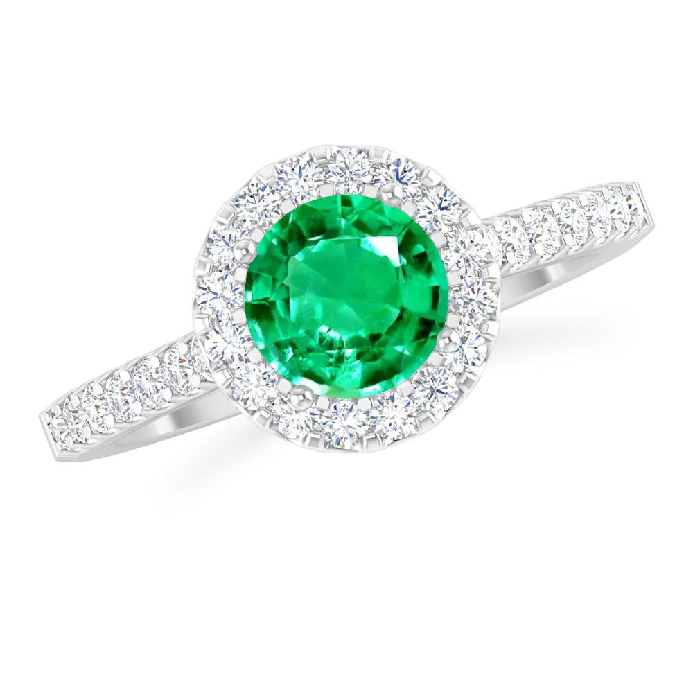 White Gold - Emerald