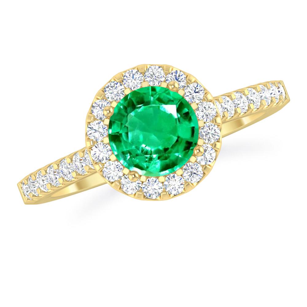 Yellow Gold - Emerald