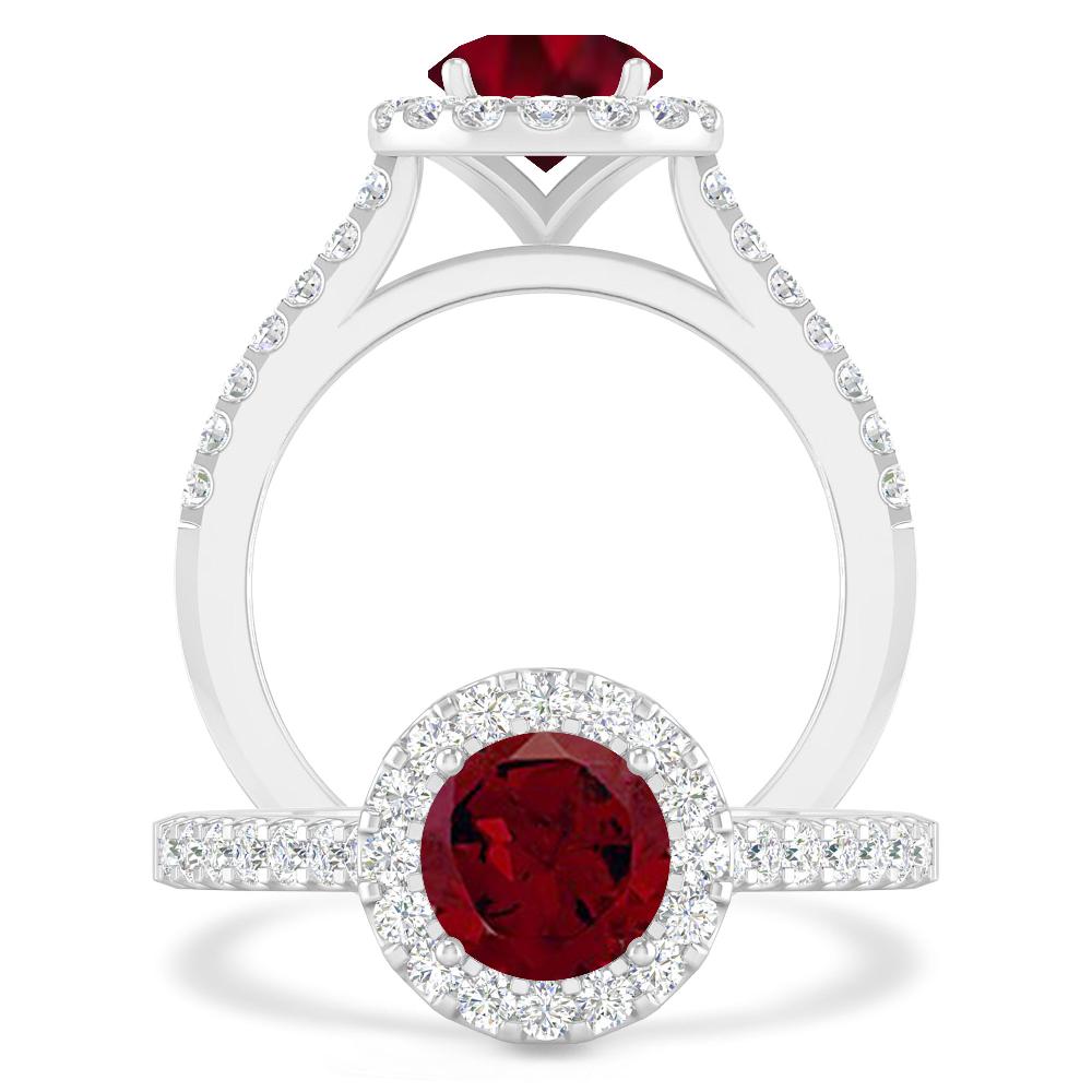 White Gold - Garnet