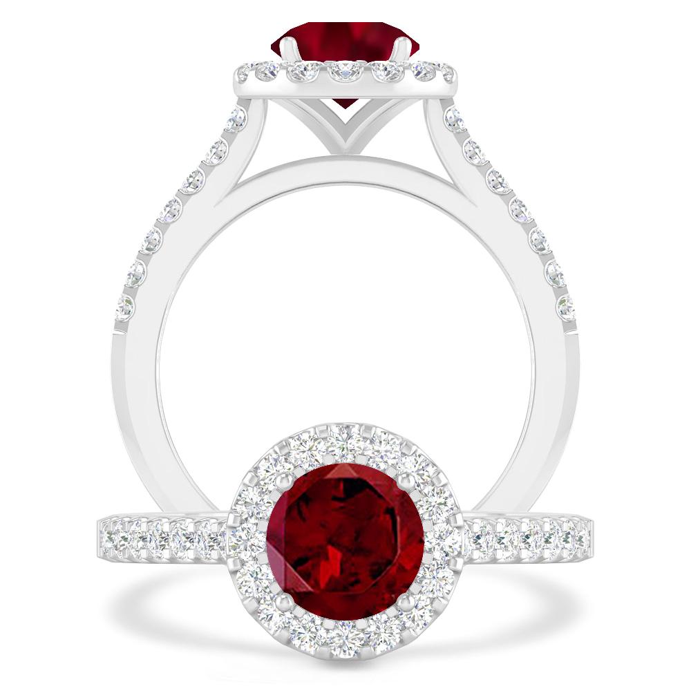 White Gold - Garnet