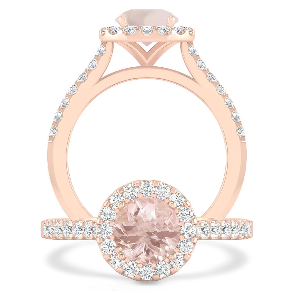 Rose Gold - Morganite