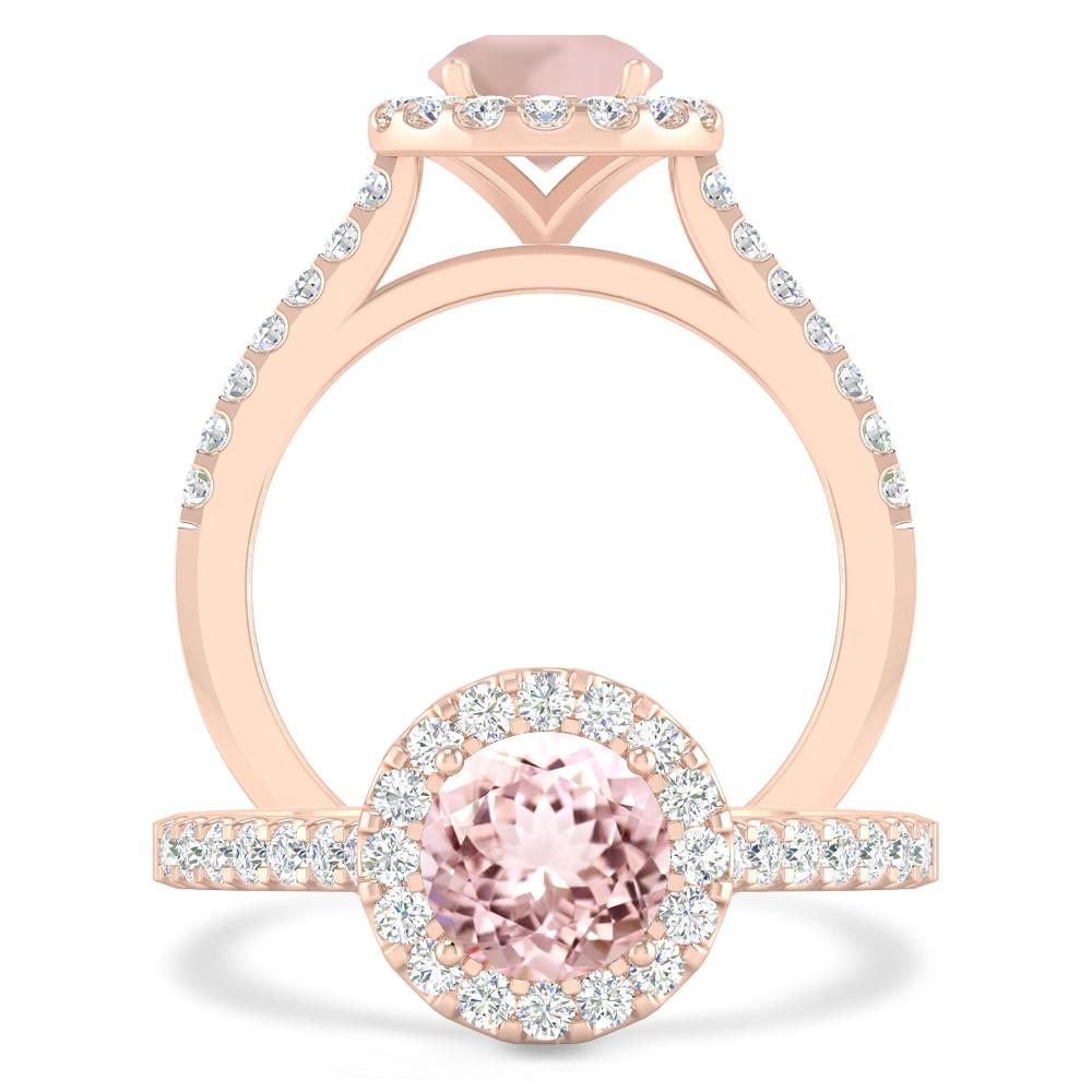 Rose Gold - Morganite