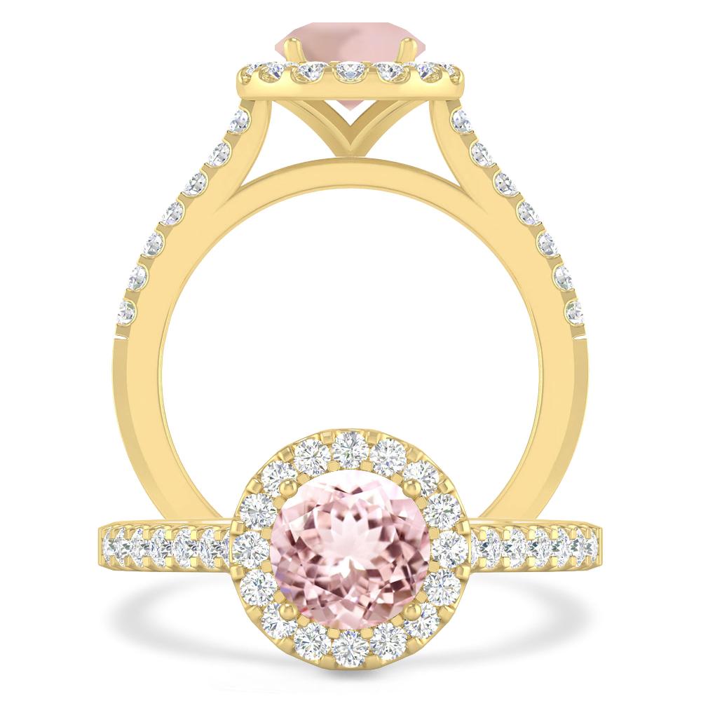 Yellow Gold - Morganite