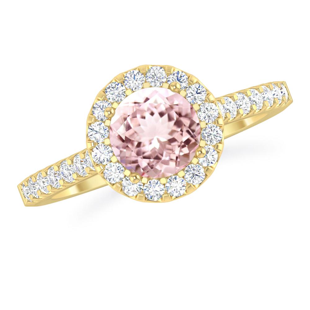 Yellow Gold - Morganite