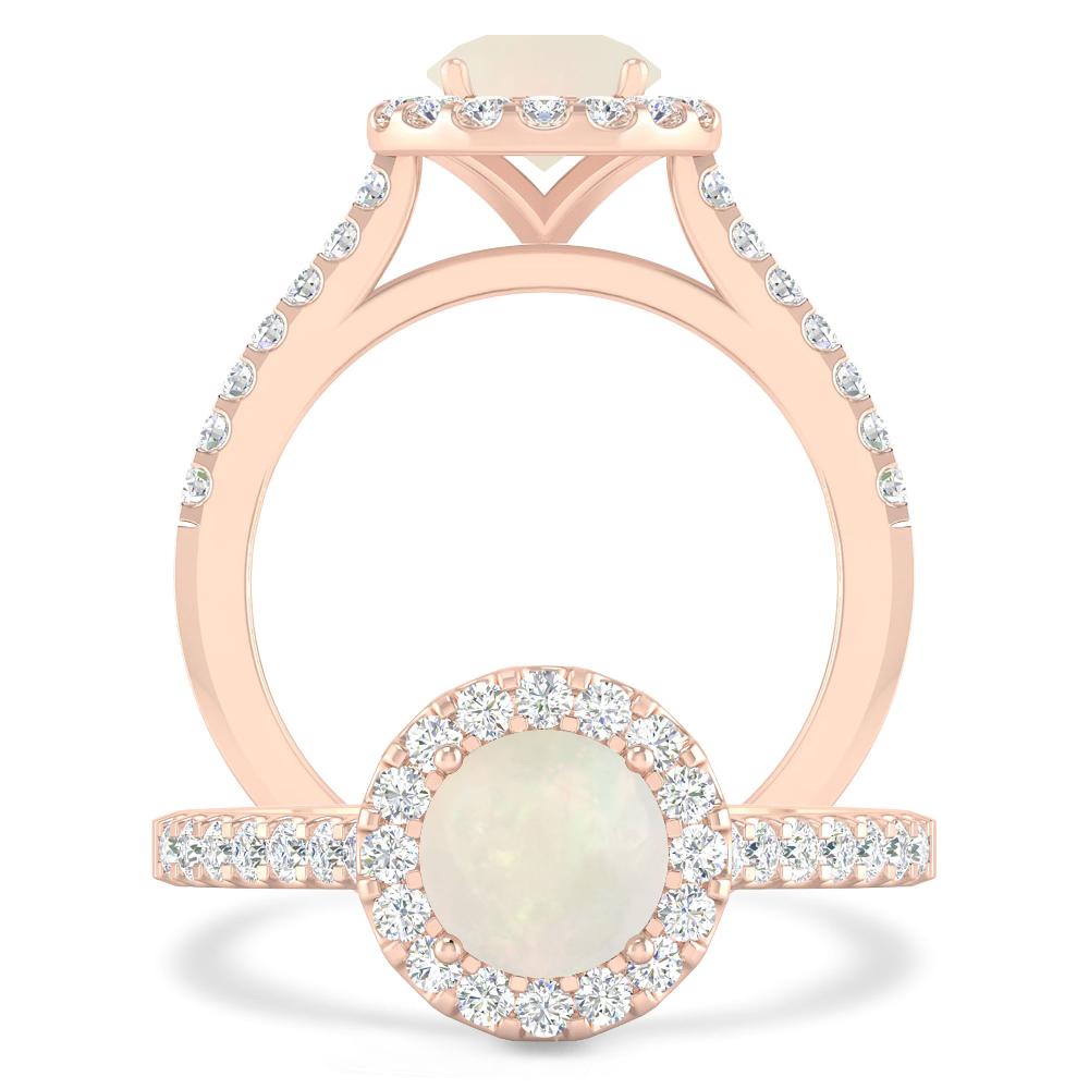 Rose Gold - Opal