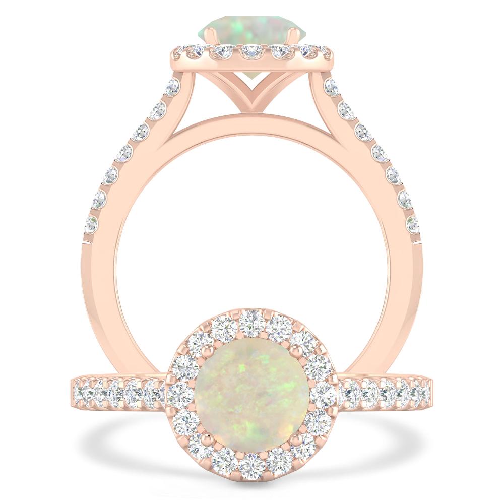 Rose Gold - Opal