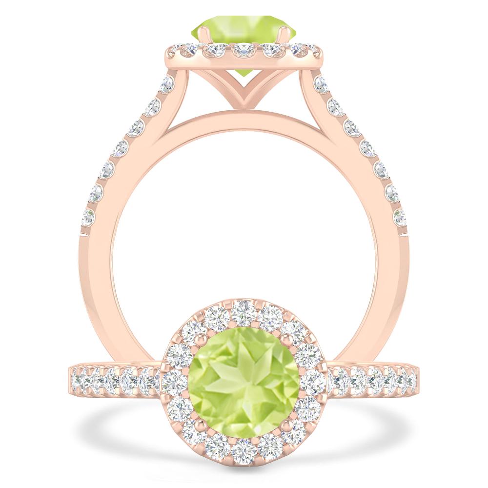 Rose Gold - Peridot