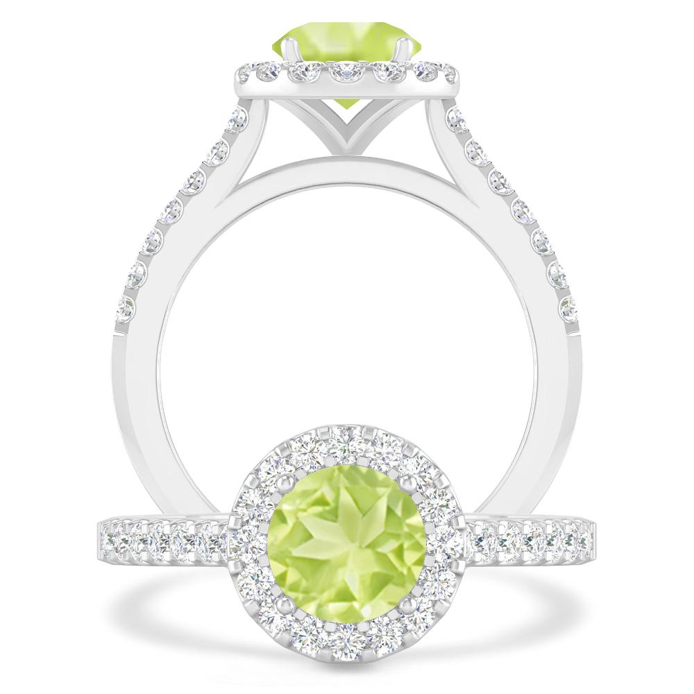 White Gold - Peridot