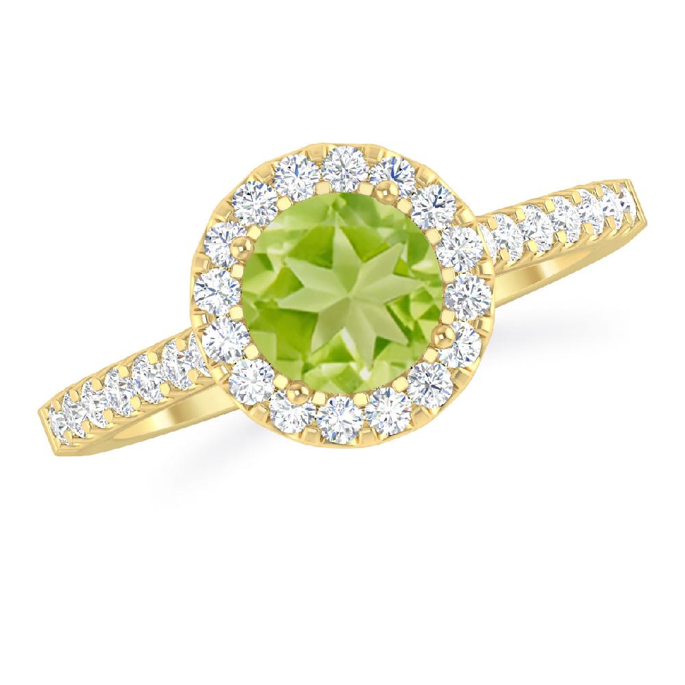 Yellow Gold - Peridot