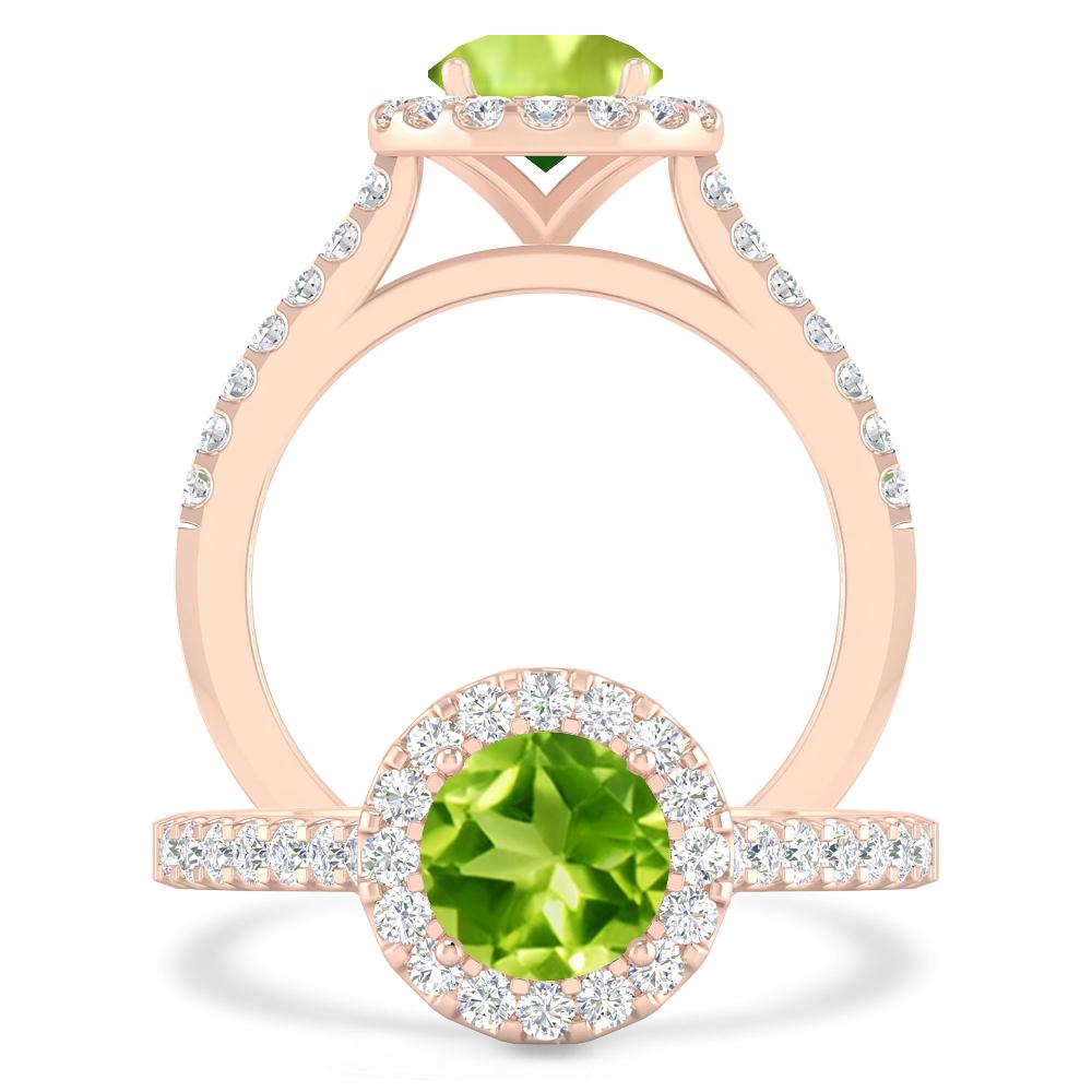 Rose Gold - Peridot