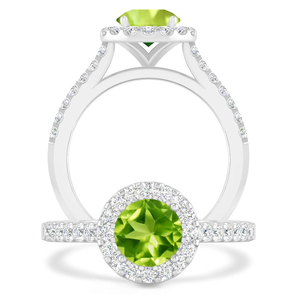 White Gold - Peridot