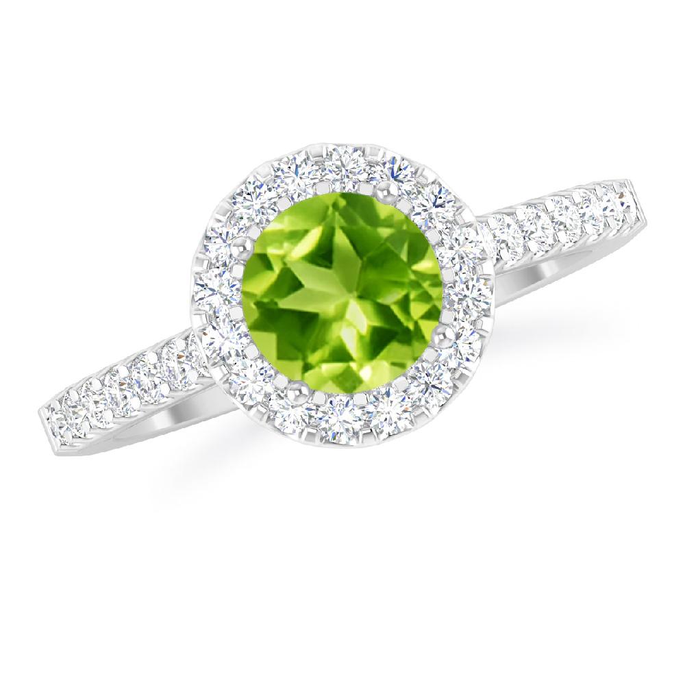 White Gold - Peridot
