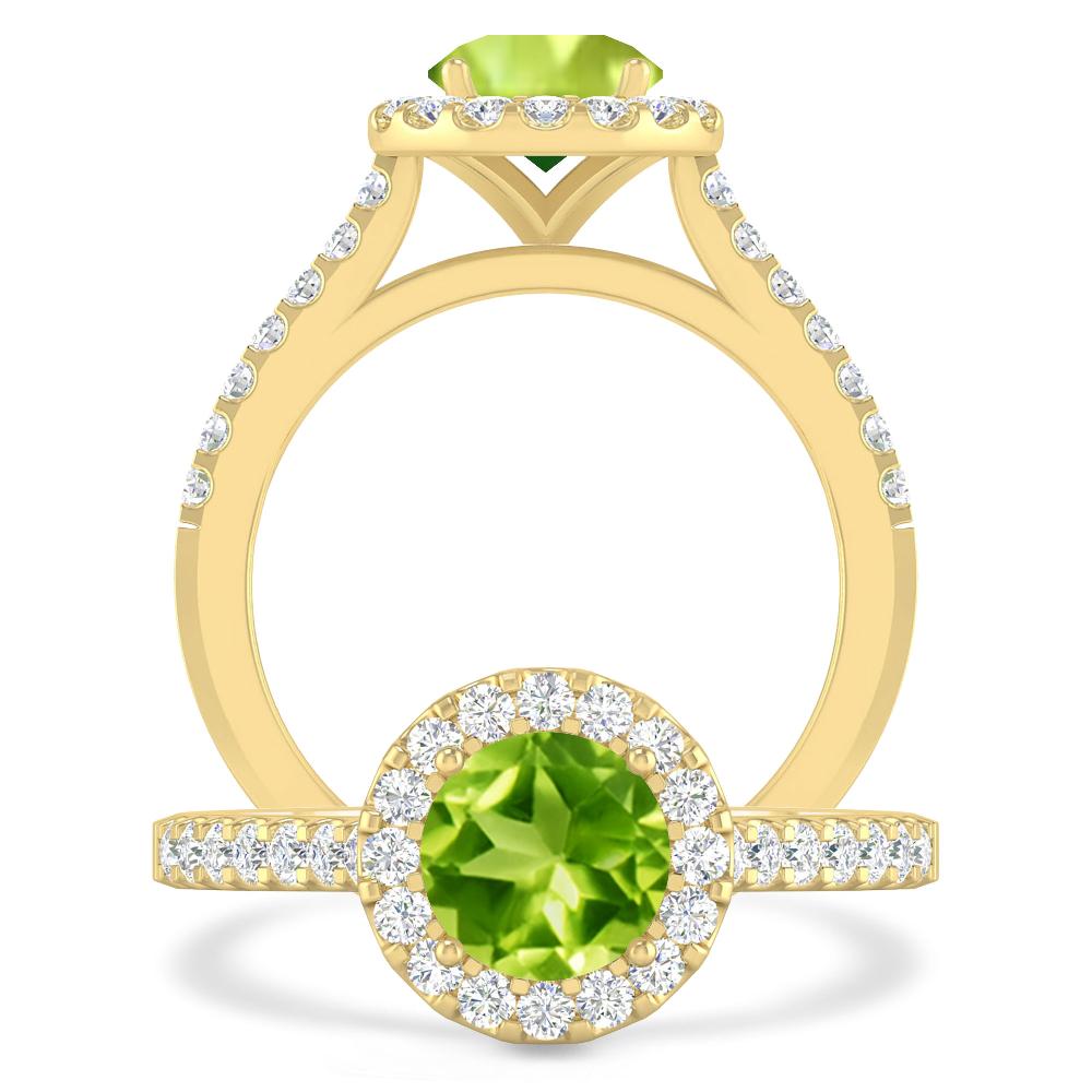 Yellow Gold - Peridot
