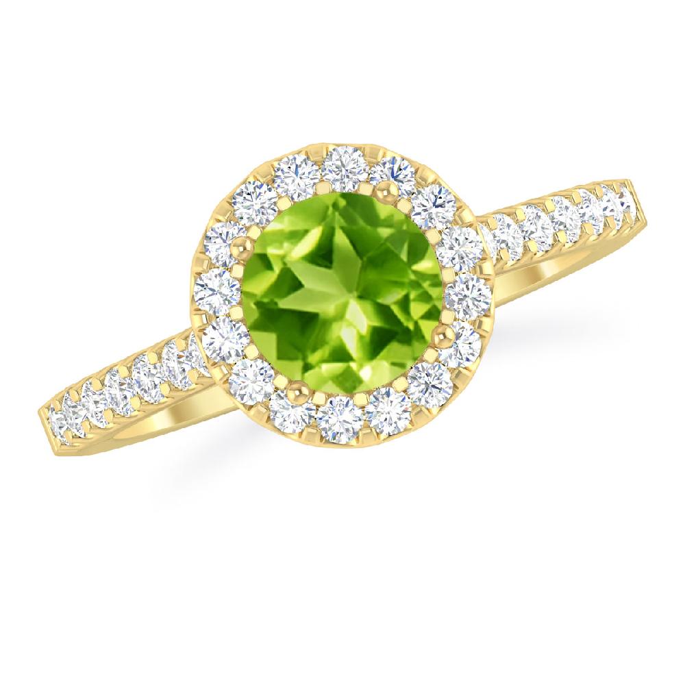 Yellow Gold - Peridot