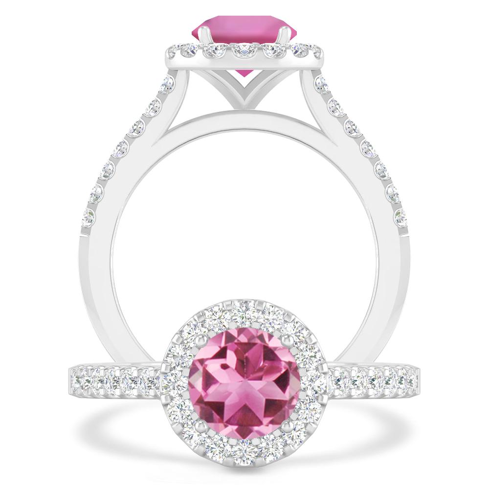 White Gold - Pink Tourmaline