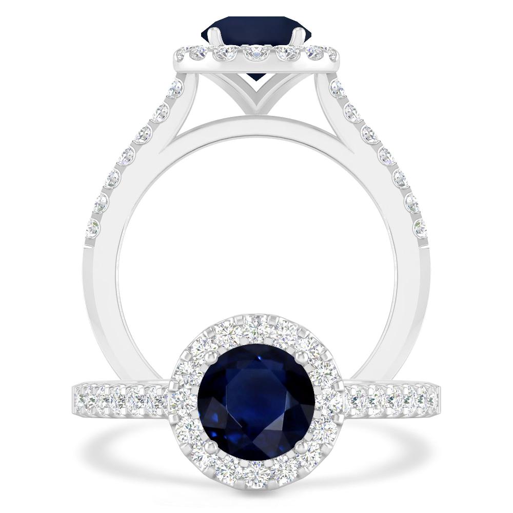 White Gold - Sapphire