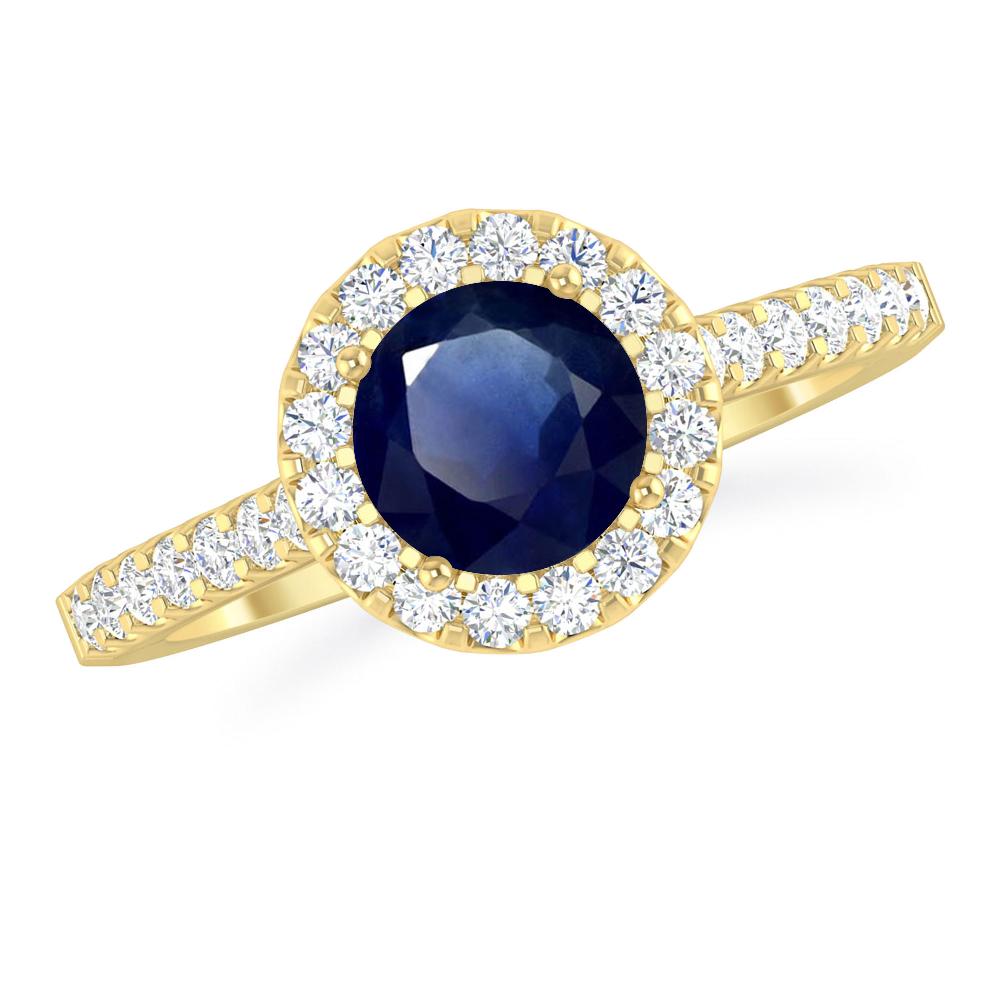 Yellow Gold - Sapphire