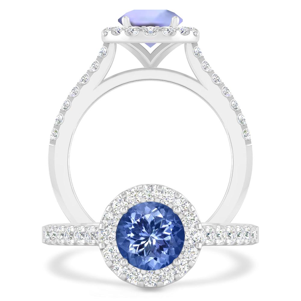 White Gold - Tanzanite