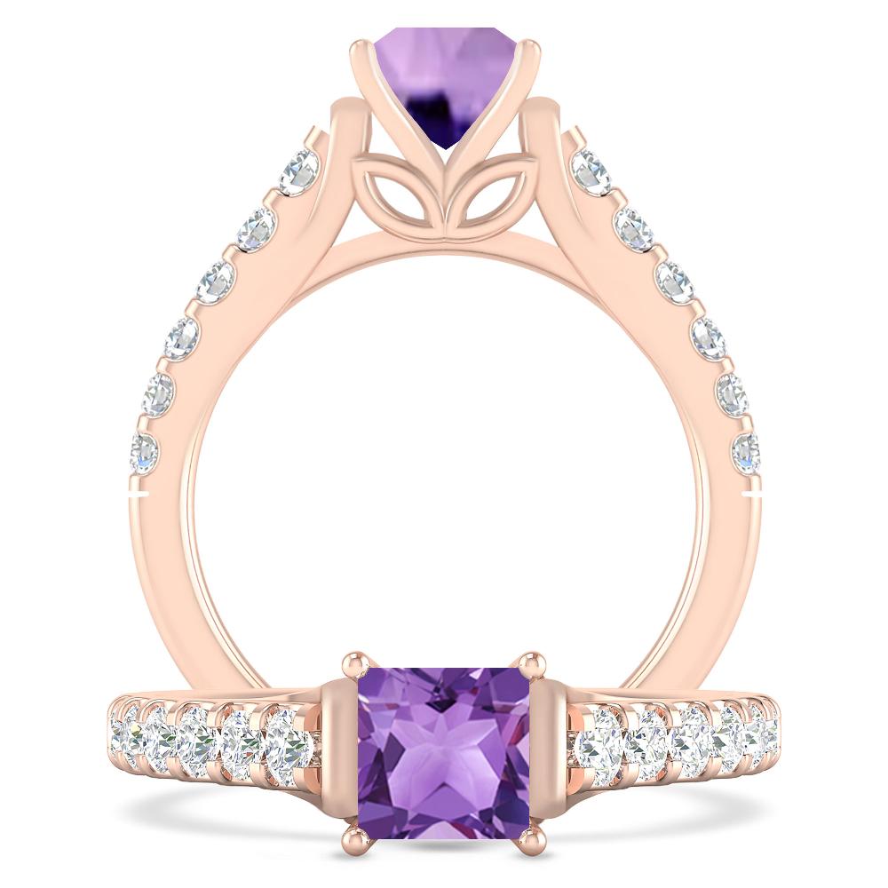 Rose Gold - Amethyst