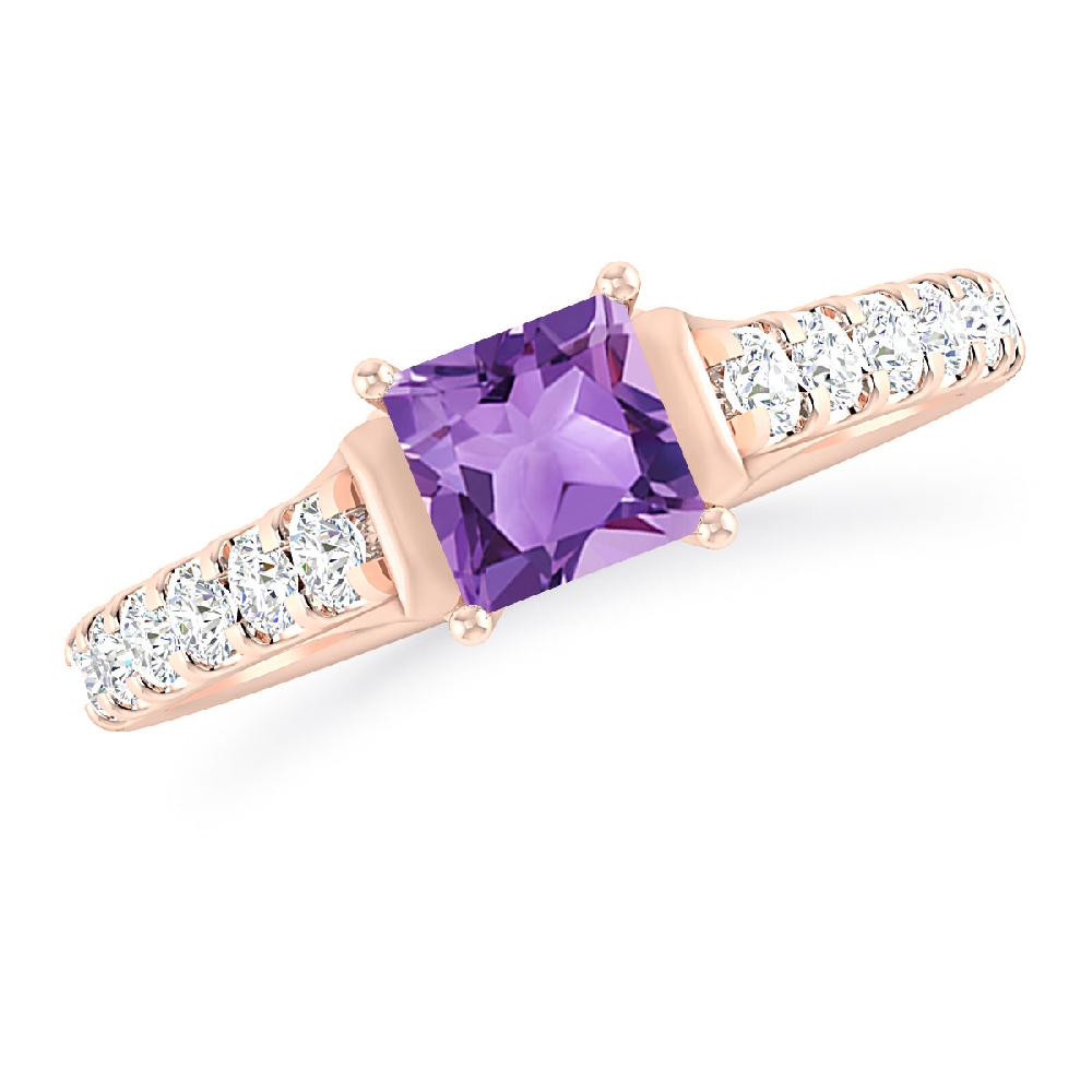 Rose Gold - Amethyst