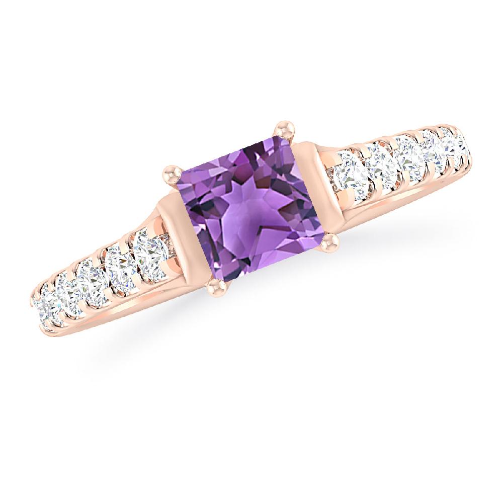 Rose Gold - Amethyst