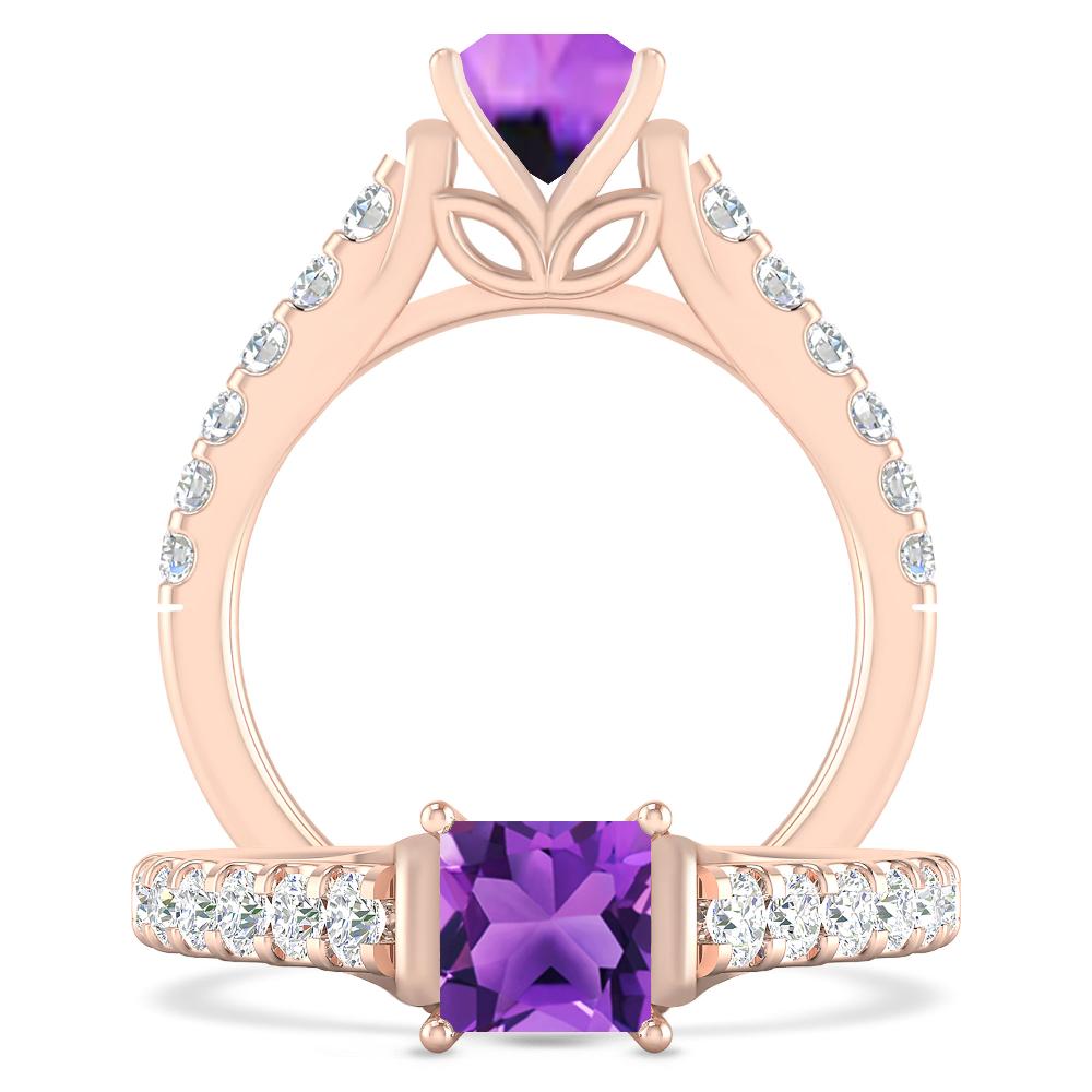 Rose Gold - Amethyst