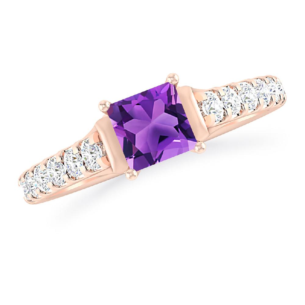 Rose Gold - Amethyst