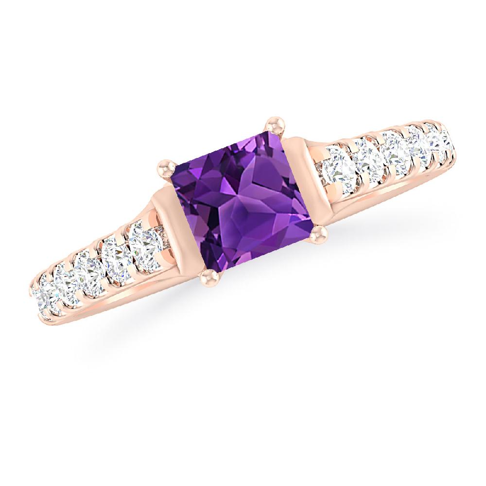 Rose Gold - Amethyst