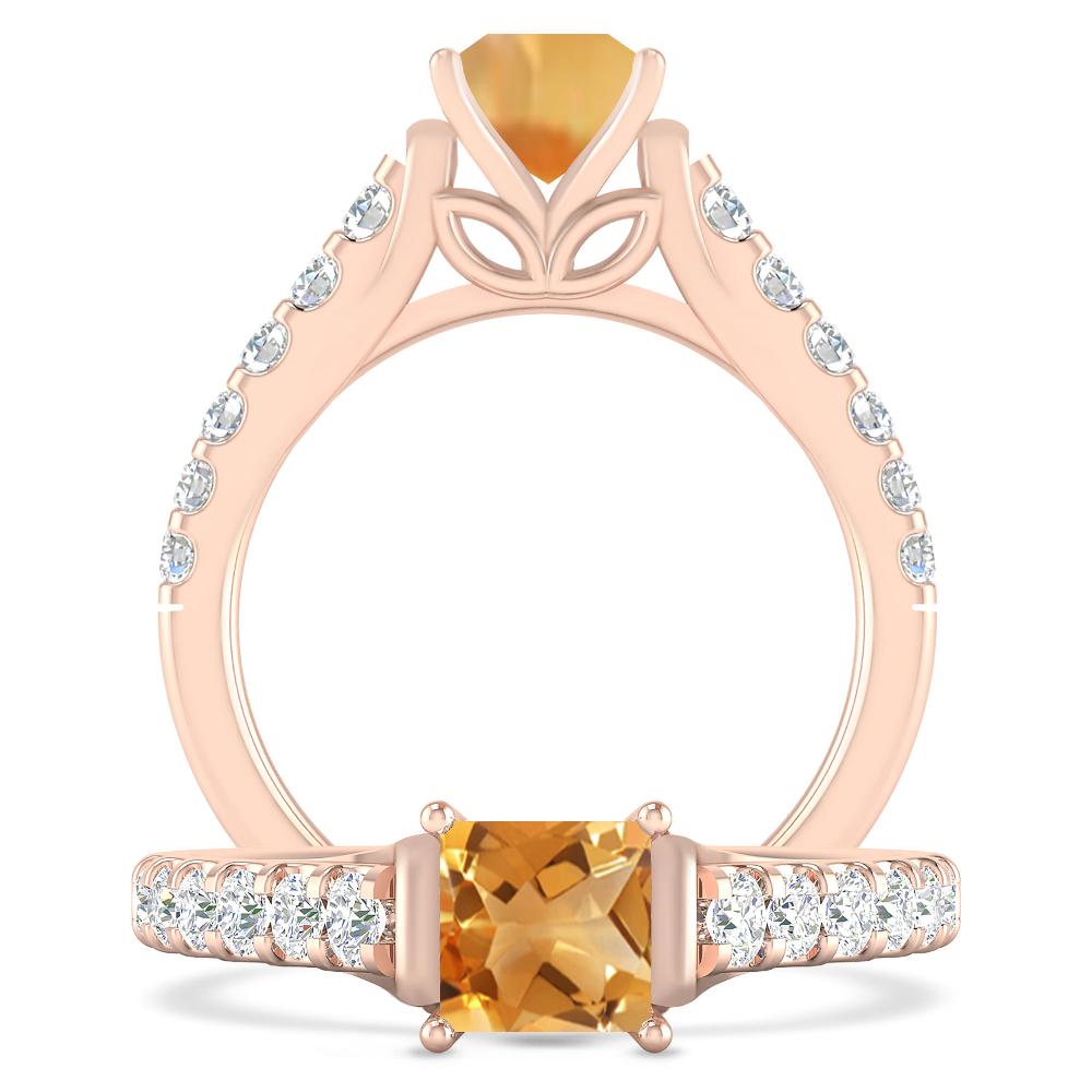 Rose Gold - Citrine