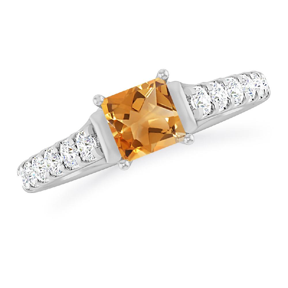 White Gold - Citrine