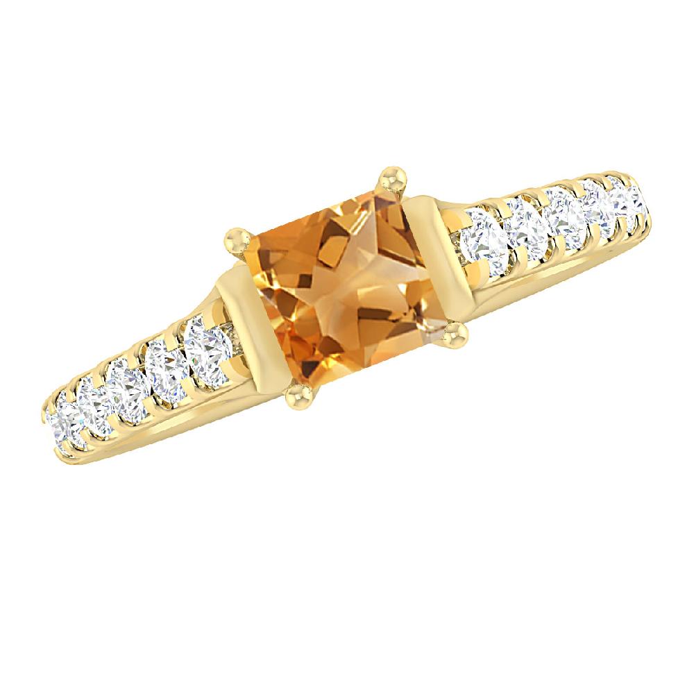 Yellow Gold - Citrine