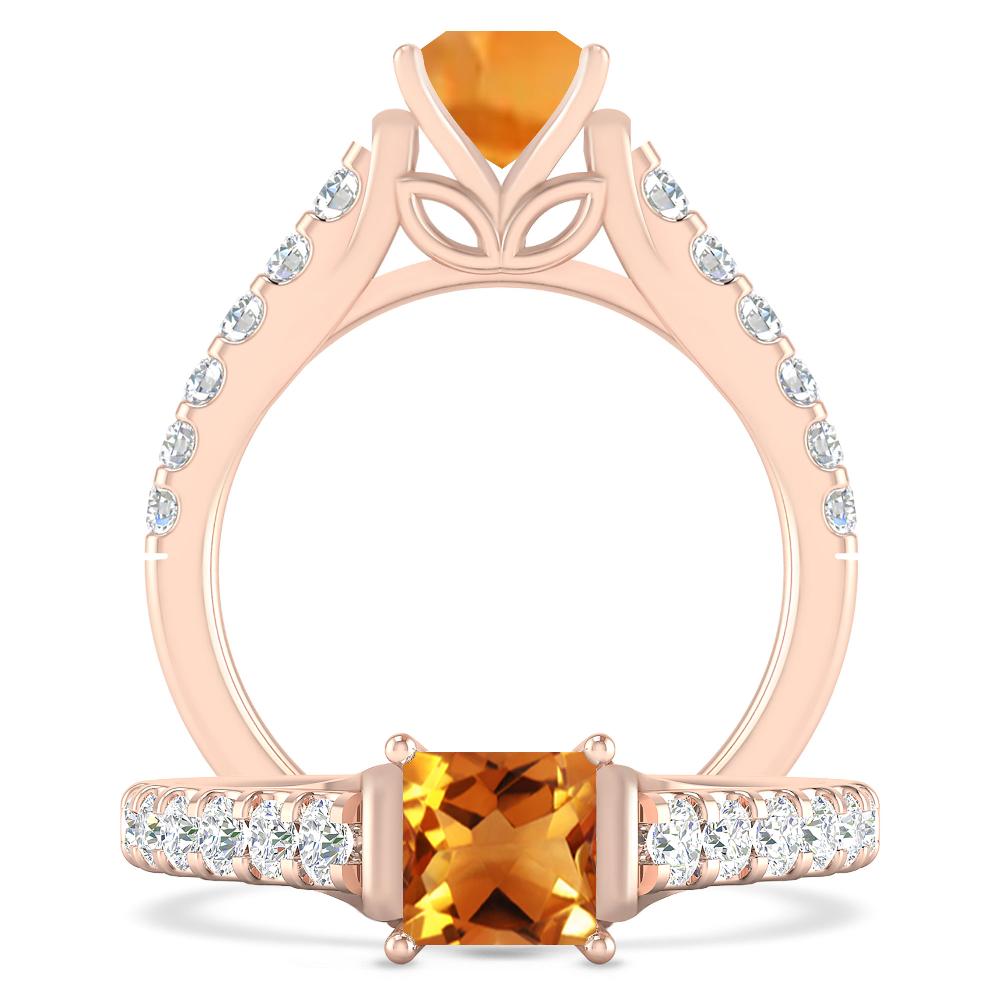 Rose Gold - Citrine