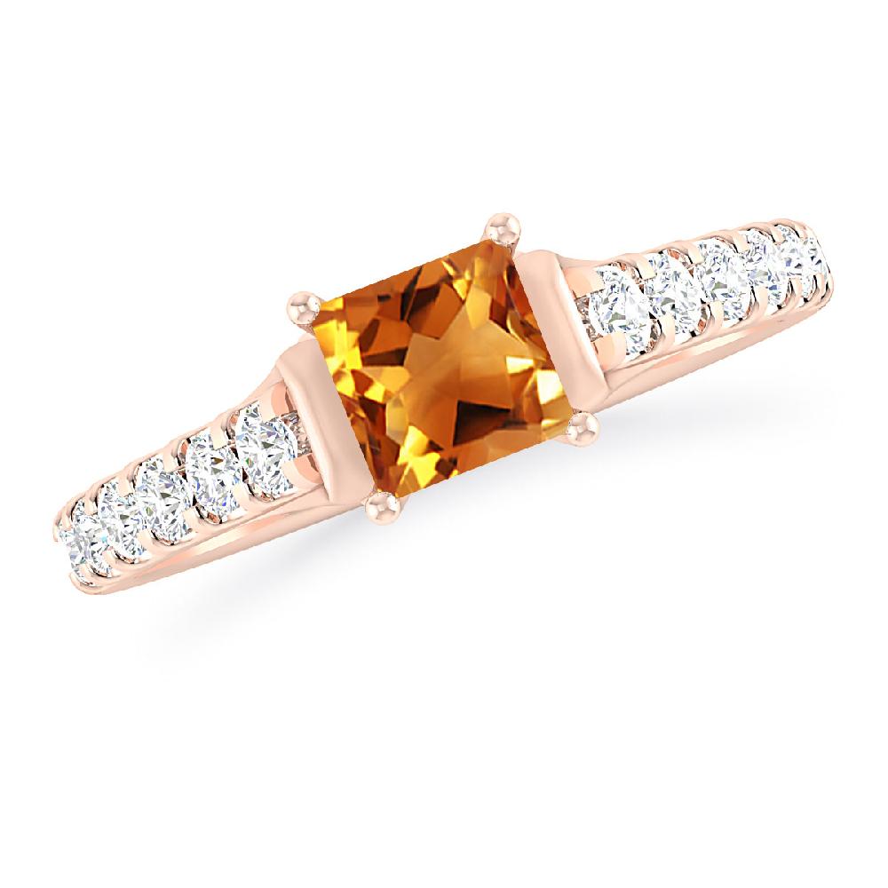 Rose Gold - Citrine