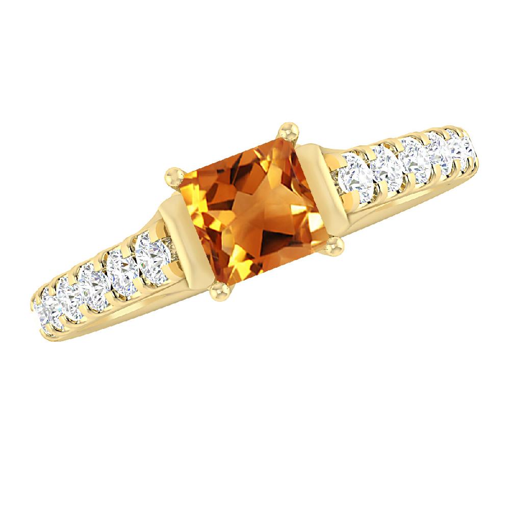 Yellow Gold - Citrine