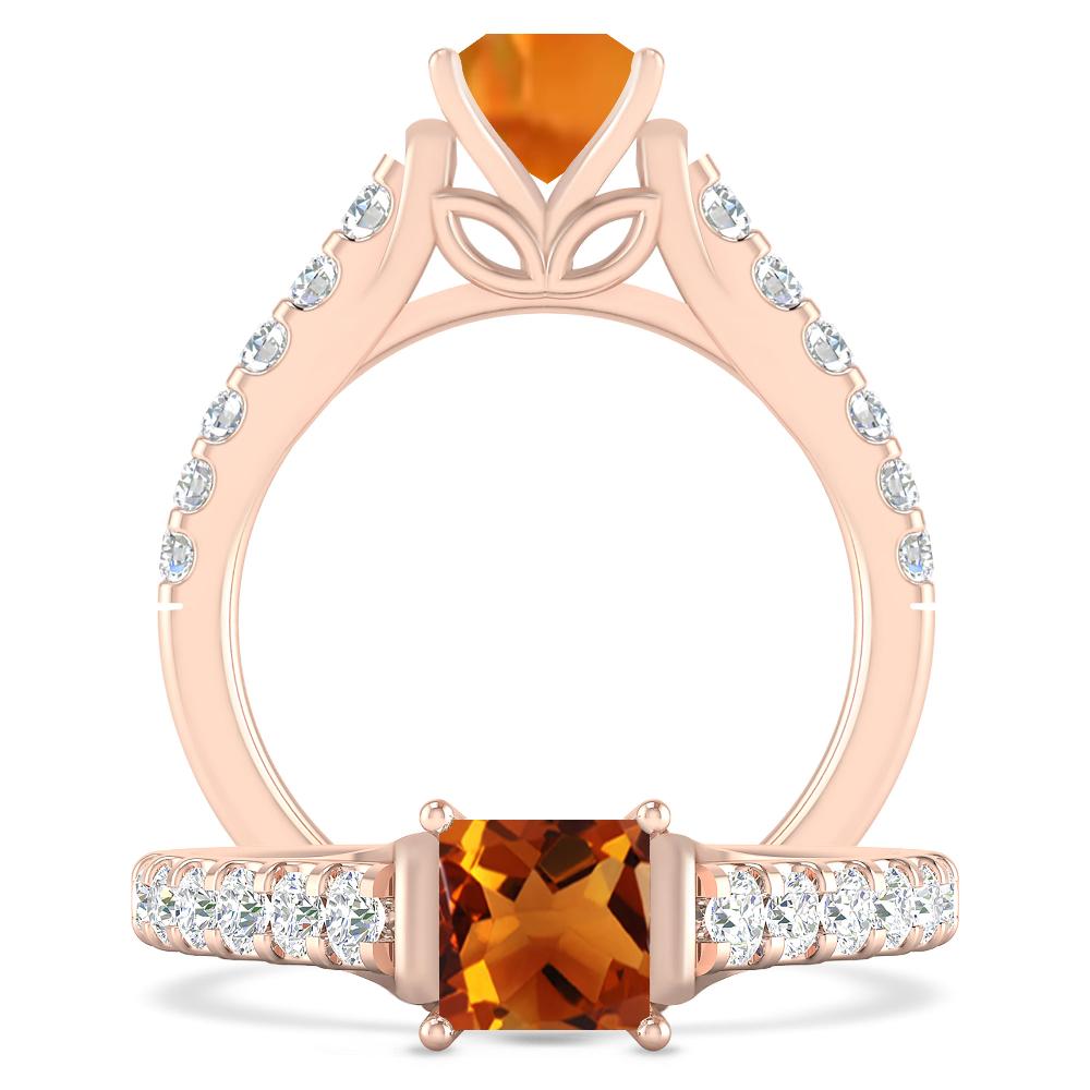Rose Gold - Citrine