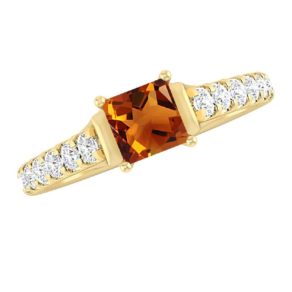 Yellow Gold - Citrine