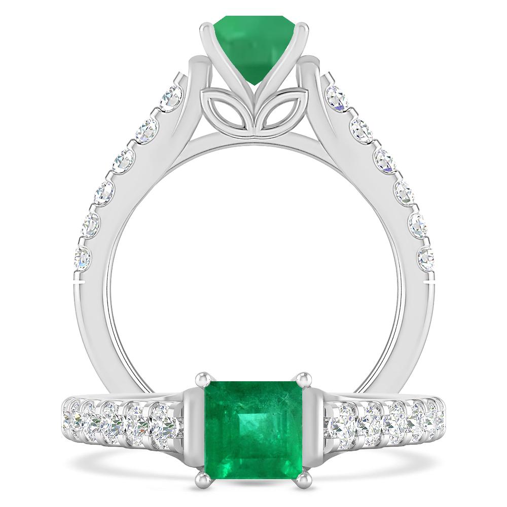 White Gold - Emerald