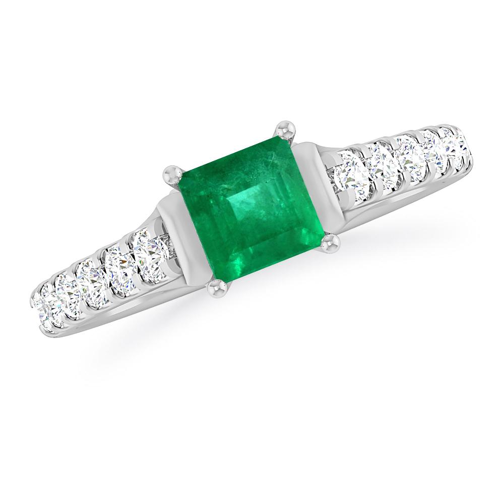 White Gold - Emerald