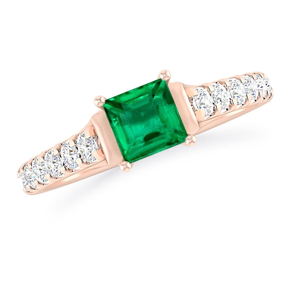 Rose Gold - Emerald