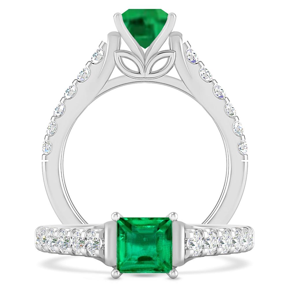 White Gold - Emerald