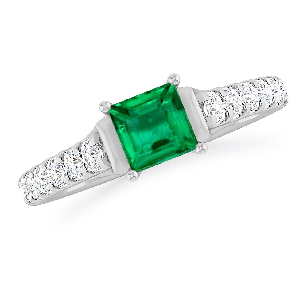 White Gold - Emerald