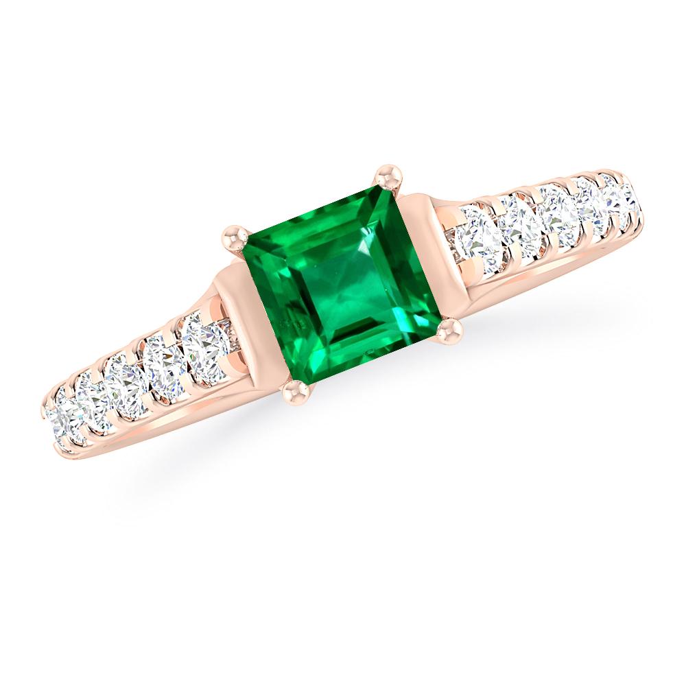 Rose Gold - Emerald