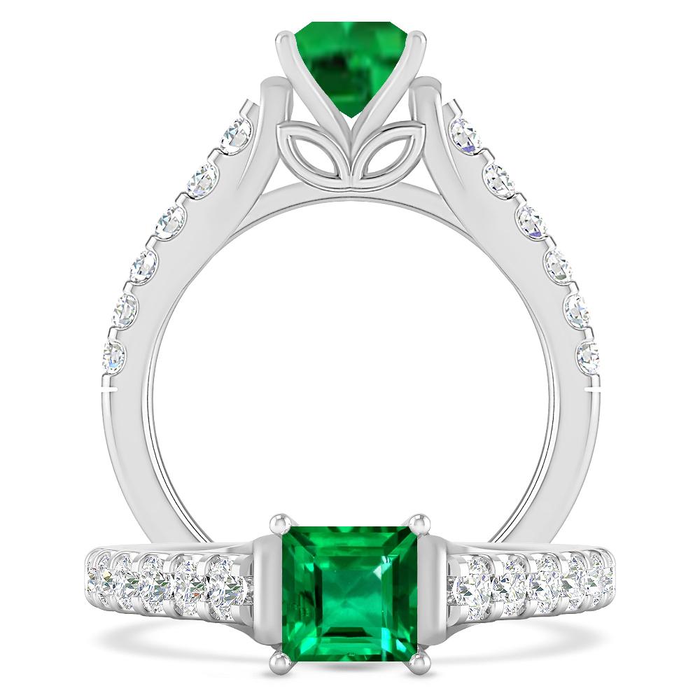 White Gold - Emerald